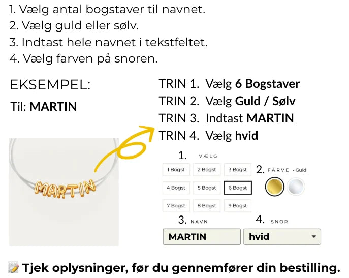 Hvordan tilpasser jeg mit halskæde?