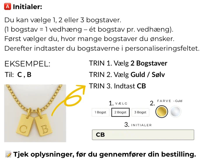 Hvordan tilpasser jeg mit halskæde?