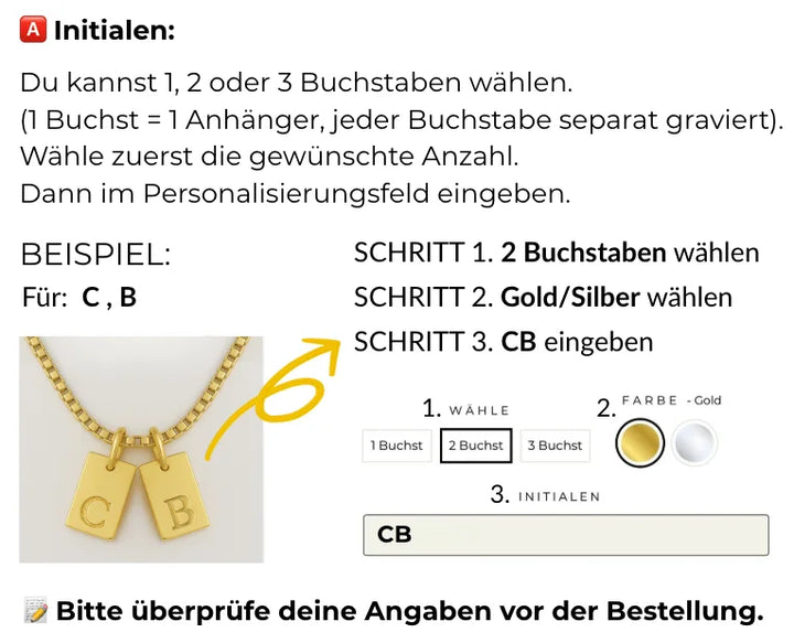 Wie passe ich meine Halskette an?