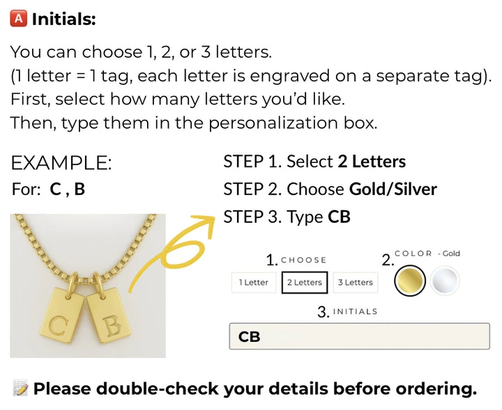 How do I customize my necklace?