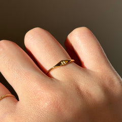 Anillo Sello de Inicial detalle 2