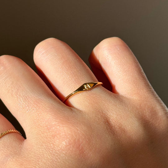 Anillo Sello de Inicial detalle 2