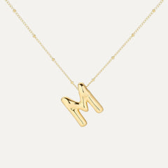 Collar inicial - personalización de letra