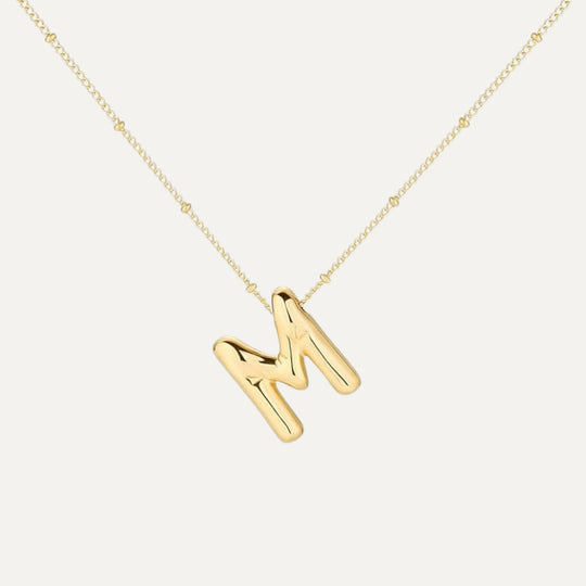 Initial necklace - letter personalisation