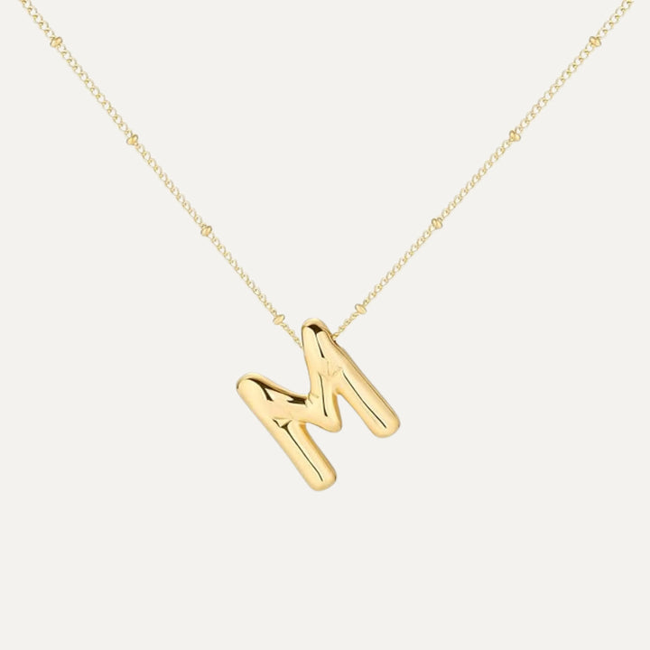 Initial necklace - letter personalisation