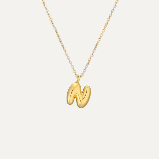 Mini Bubble necklace - letter personalisation