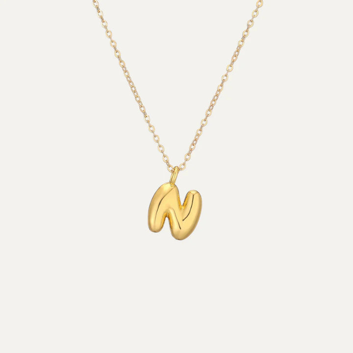 Mini Bubble necklace - letter personalisation