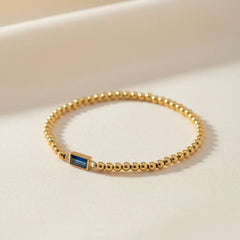 Detalle de la birthstone en la pulsera