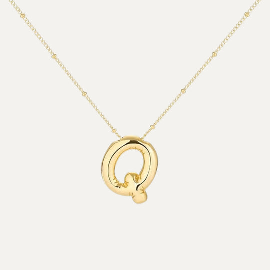 Bubble initial necklace - personalised gift
