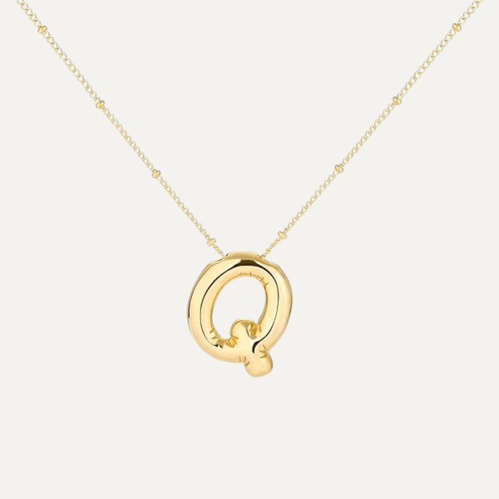 Bubble initial necklace - personalised gift