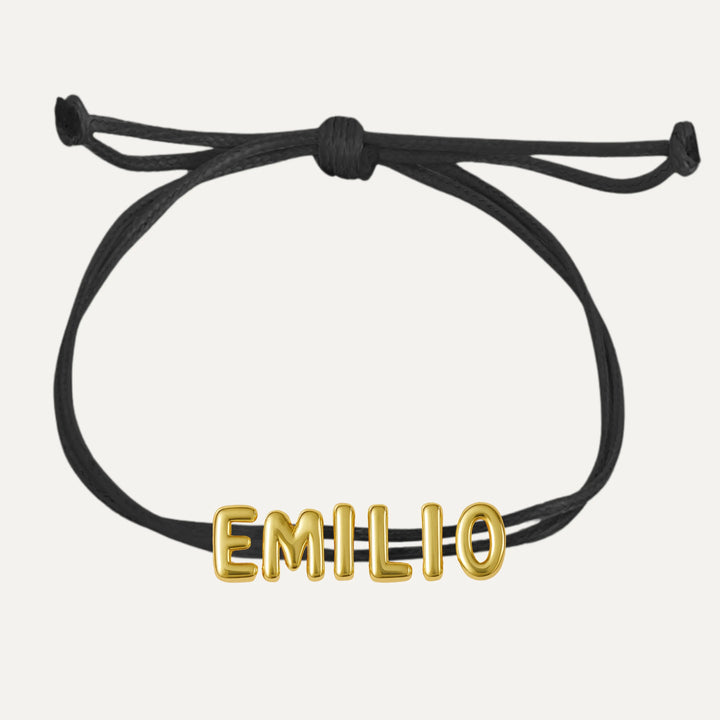 Pulsera Bubble con nombre - vista frontal