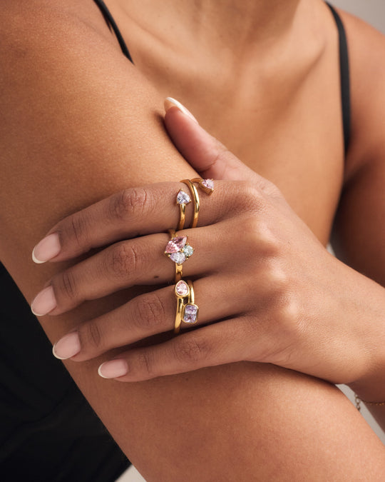 Trio Birthstone Ring