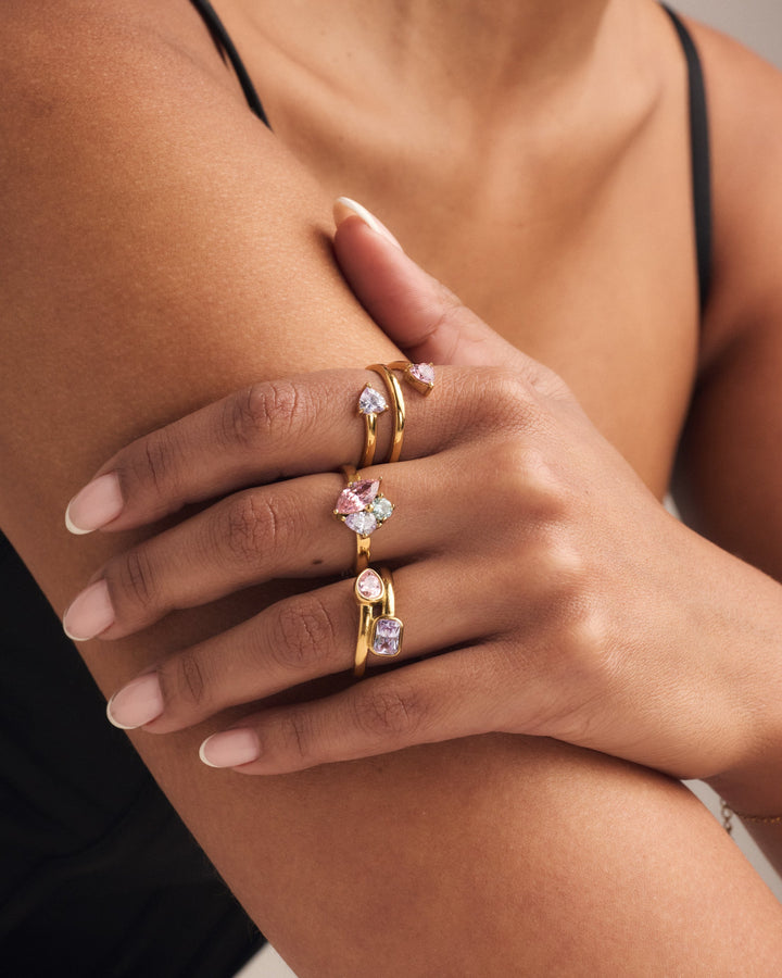 Trio Birthstone Ring