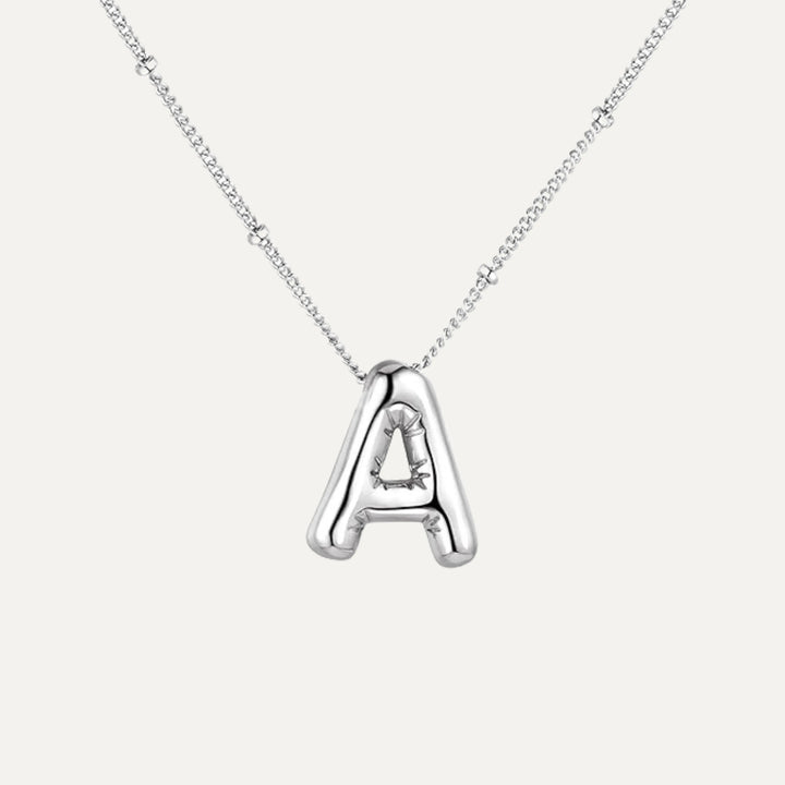 Bubble initial necklace - clasp detail (28)