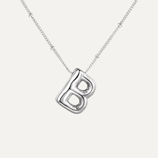 Bubble initial necklace - top view (29)