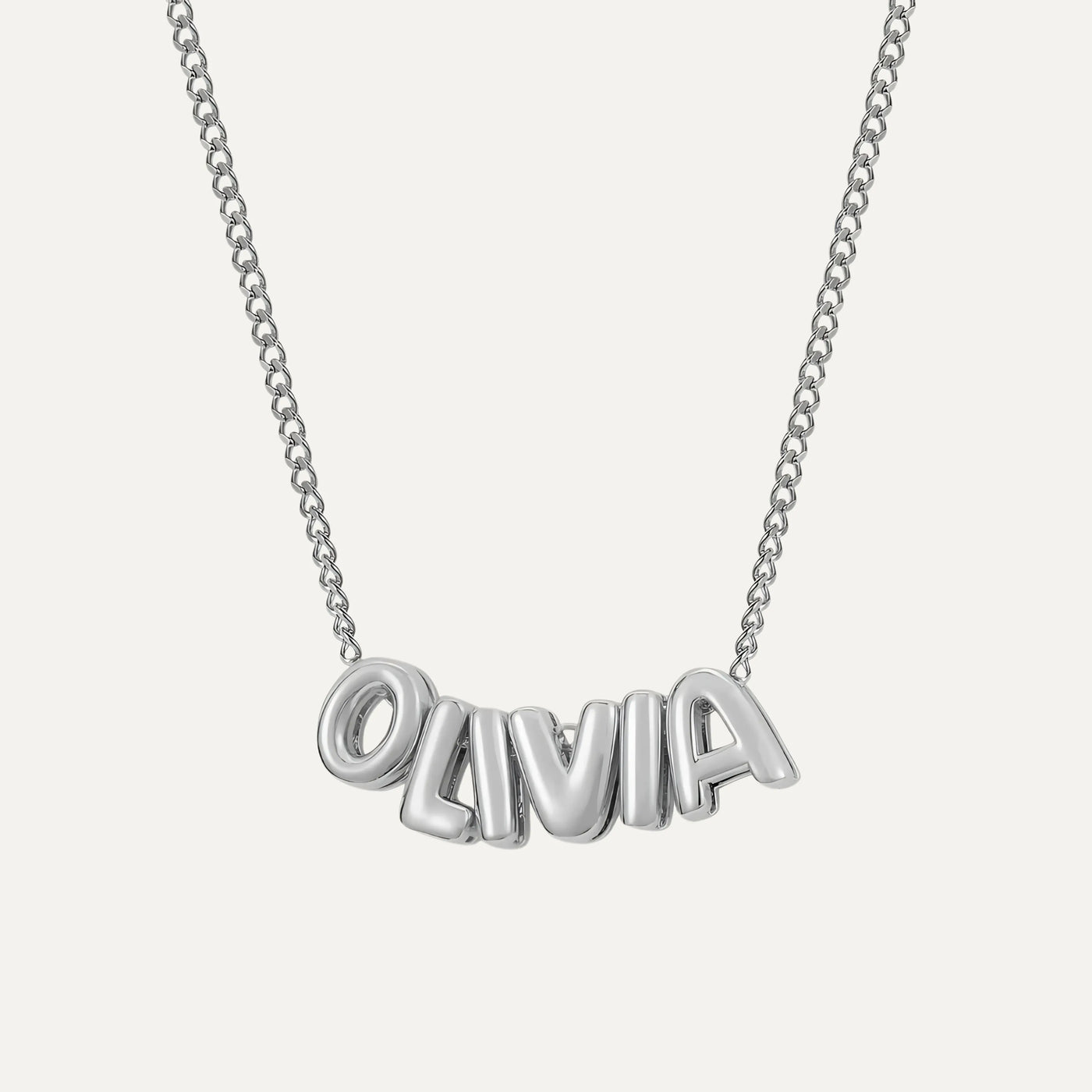 Collar Nombre Bubble