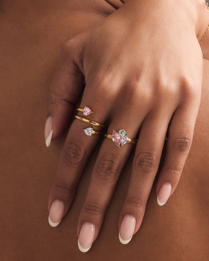 Trio Birthstone Ring