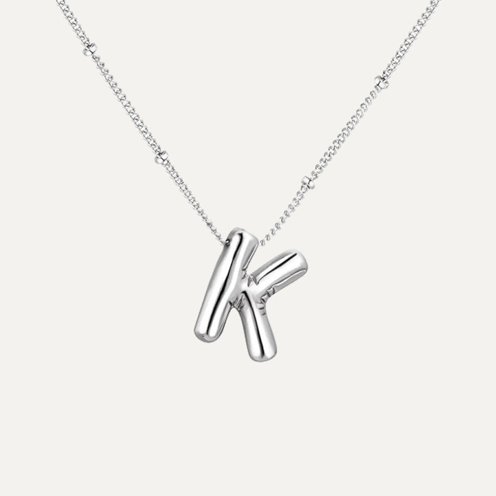 Bubble initial necklace - personalised gift (38)