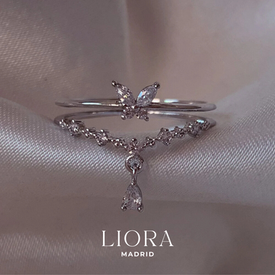 Amaris Butterfly Ring - Silver