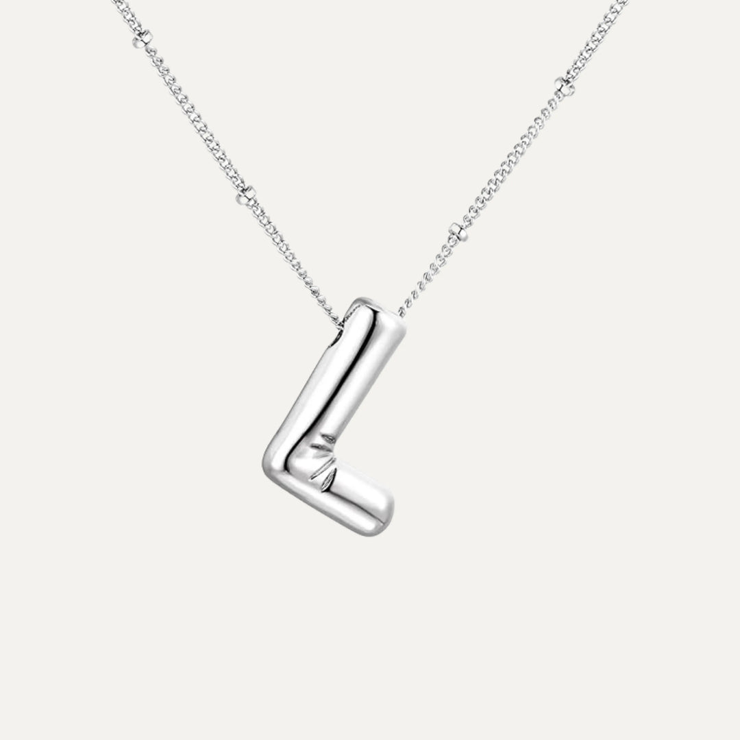 Collar inicial globo - perfecto para uso diario (39)