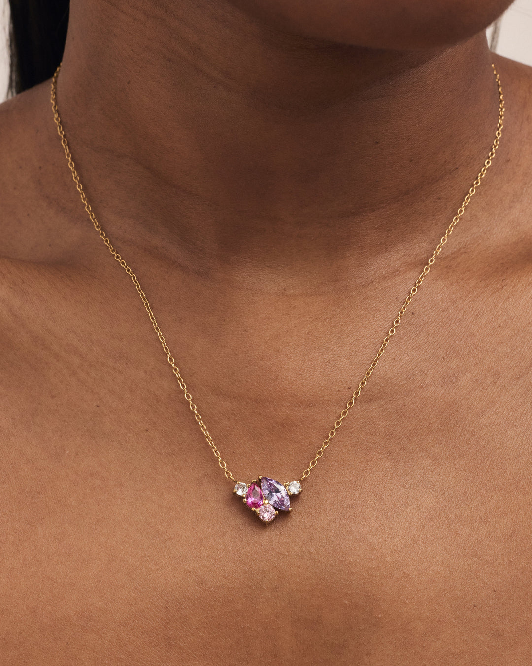 Trio Birthstone Necklace