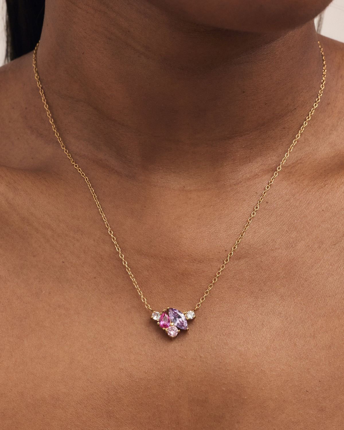 Trio Birthstone Necklace