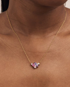 Trio Birthstone Necklace