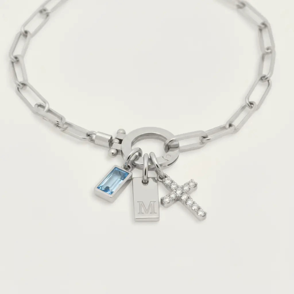 Pulsera Paperclip - vista lateral
