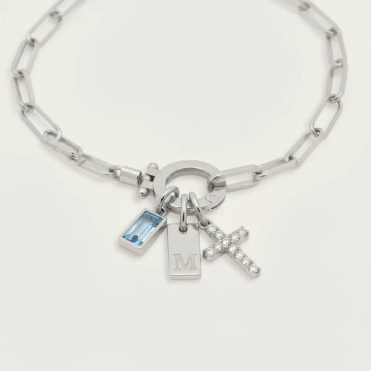 Paperclip Armband - Seitenansicht