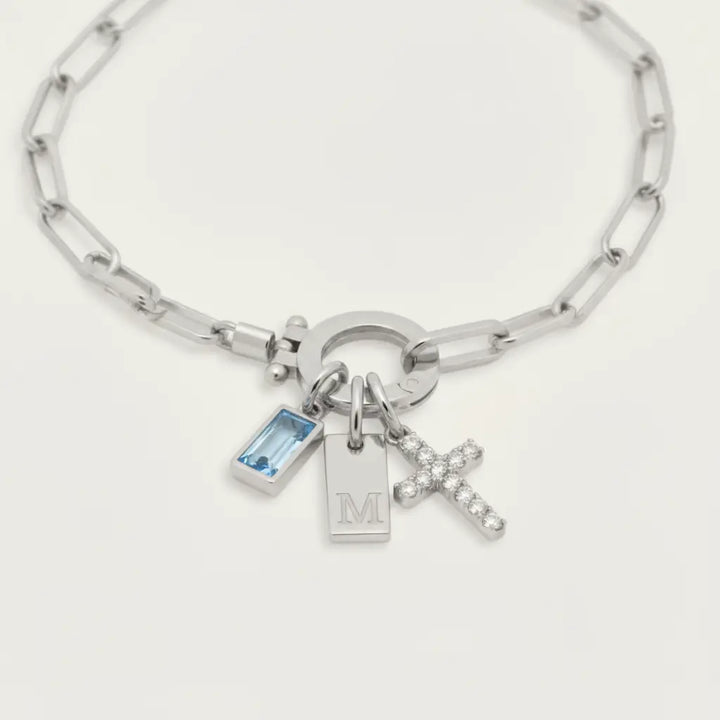 Paperclip Armband - Seitenansicht