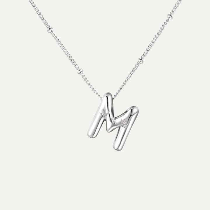 Liora Madrid Bubble initial necklace - detail view (40)