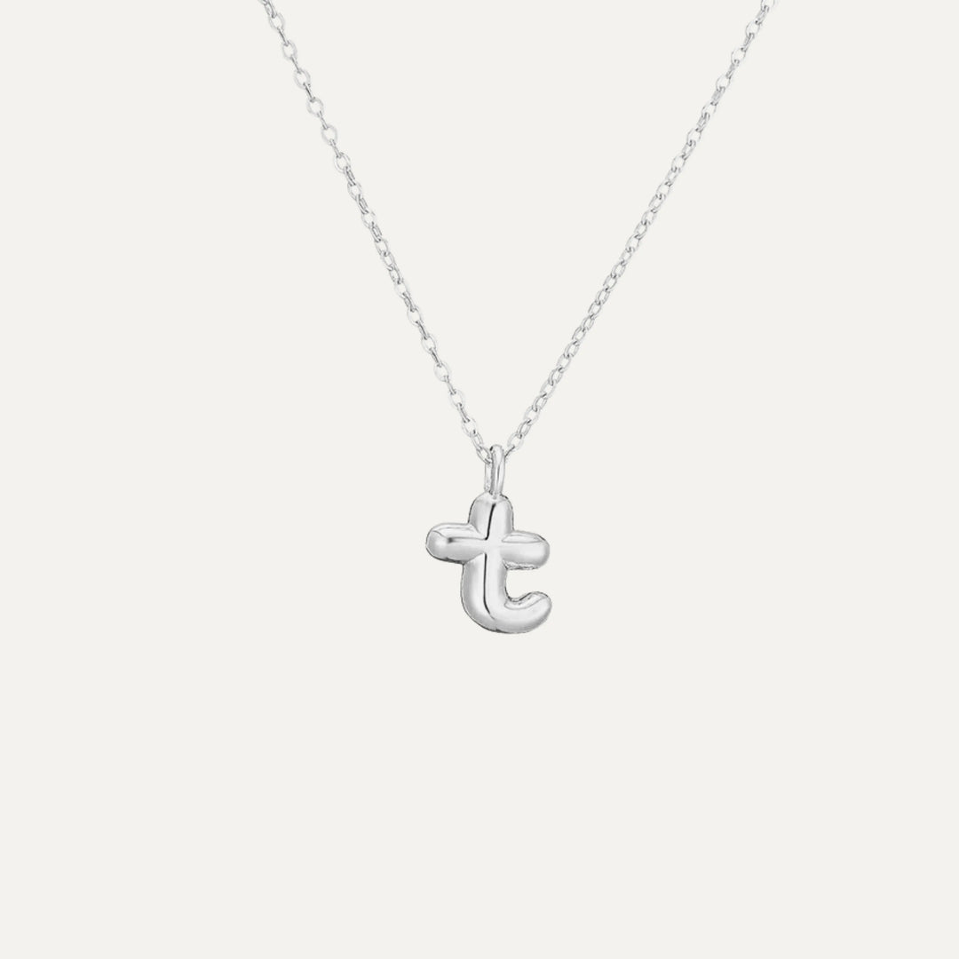Collar Mini Bubble - cadena ajustable plata 925 (46)