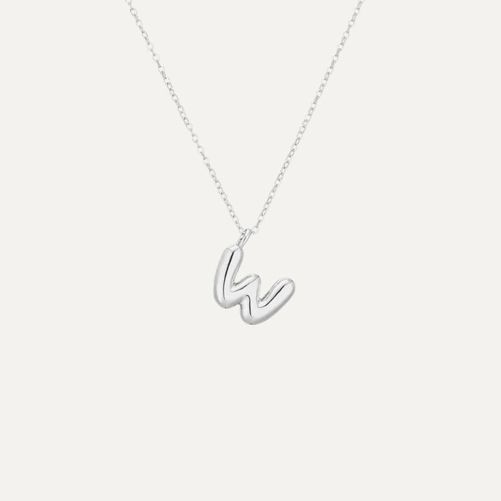 Mini Bubble necklace - all letters available (49)