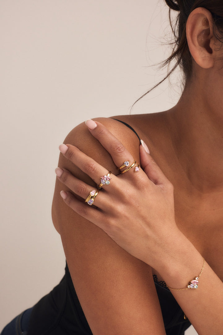 Trio Birthstone Ring