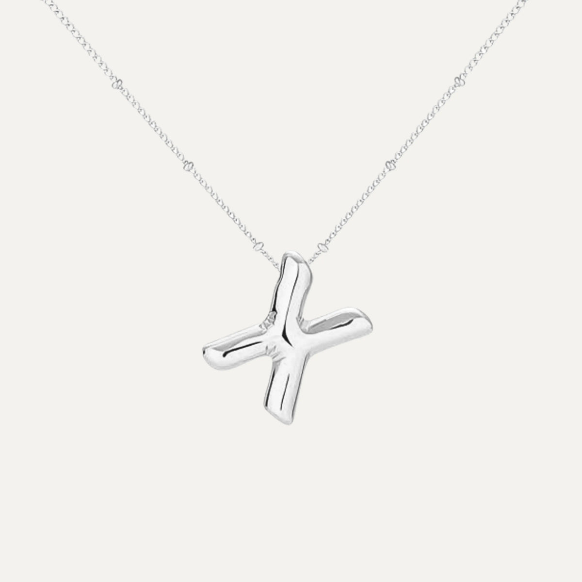 Bubble Initial Necklace