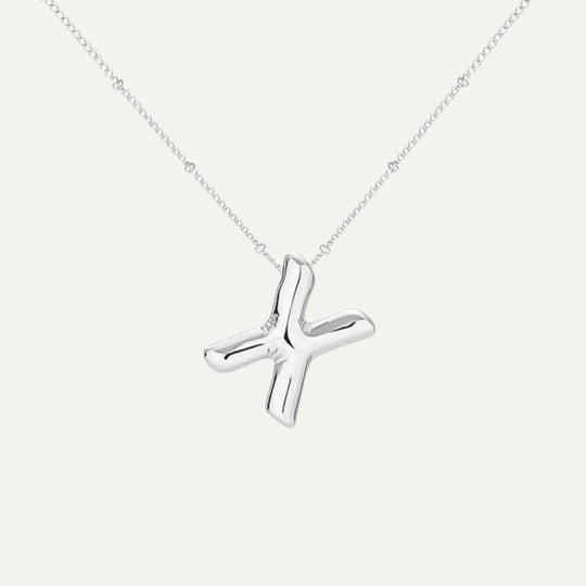 Bubble Initial Necklace