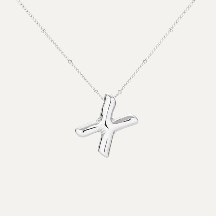 Bubble Initial Necklace