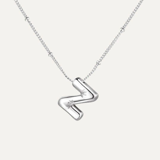 Bubble Initial Necklace