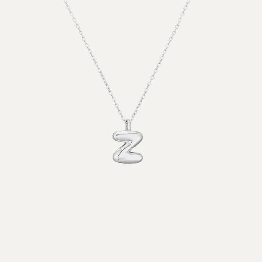 Mini Bubble Initial Necklace