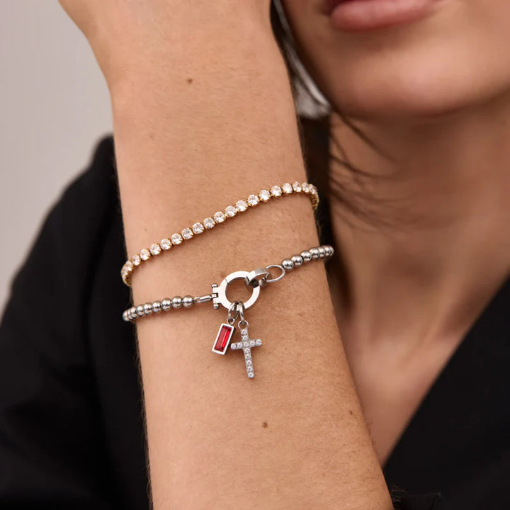 Pulsera Pearl en uso