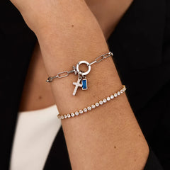 Pulsera Paperclip en uso