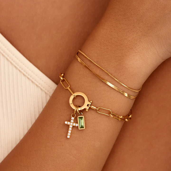 Paperclip Armband - Gliederkette Silber 925