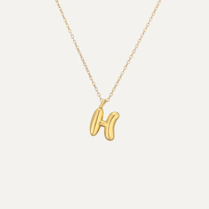 Mini Bubble necklace being worn
