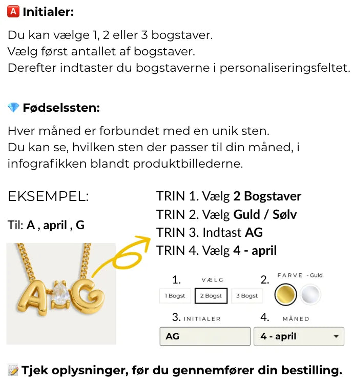 Hvordan tilpasser jeg mit halskæde?