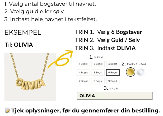 Hvordan tilpasser jeg mit halskæde?