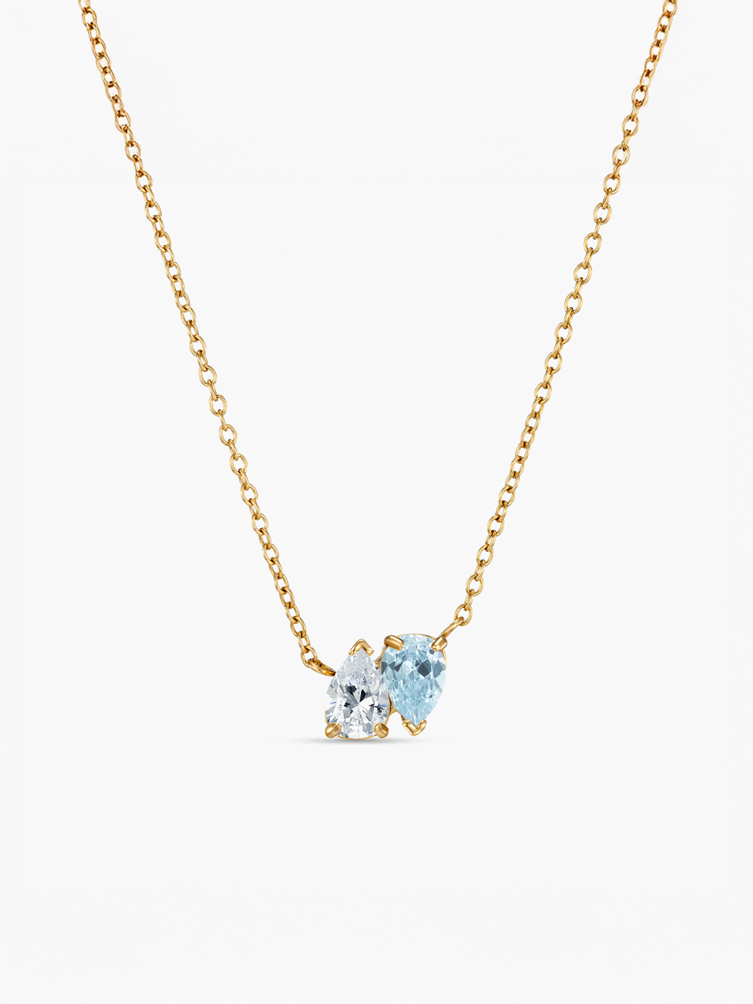 Duo Birthstone Necklace