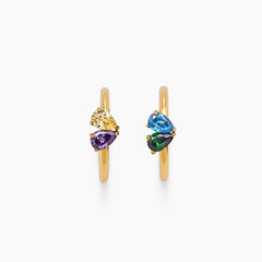 Anillo Piedras de Aniversario Corazón