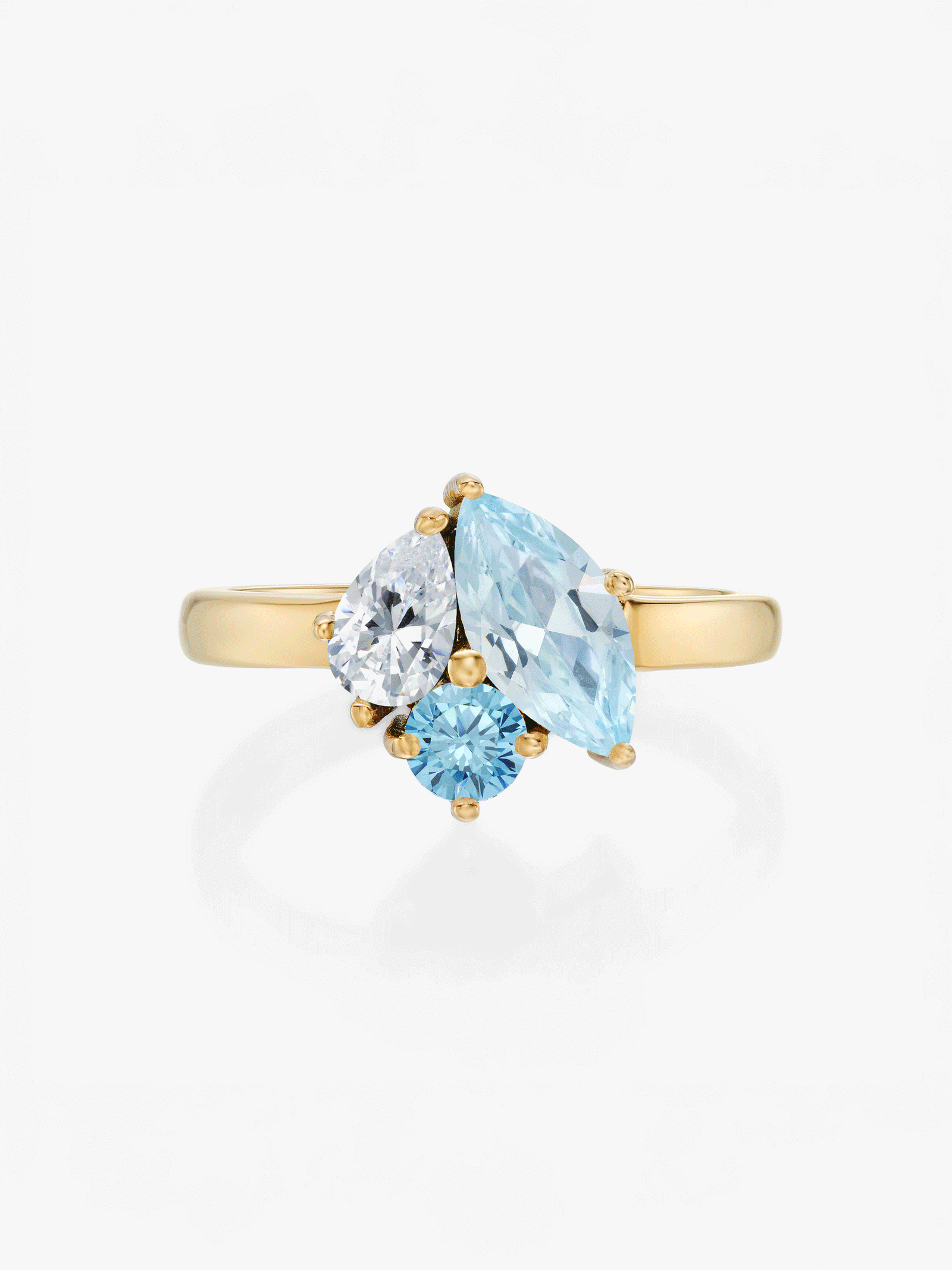 Trio Birthstone Ring