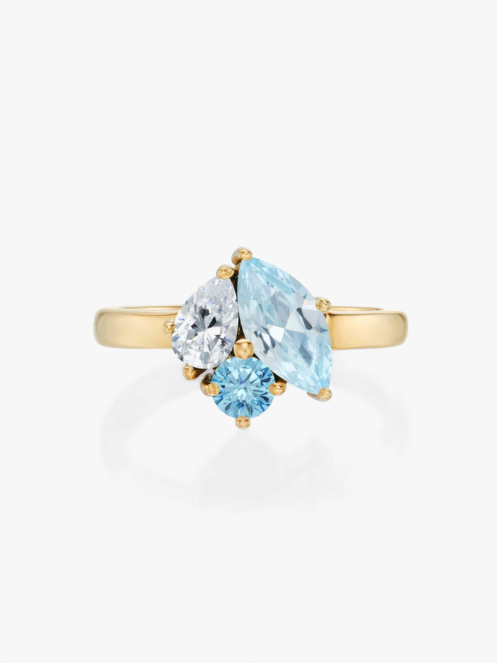 Trio Birthstone Ring